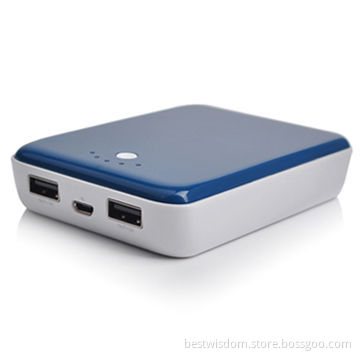 Dual USB Power Bank for iPhone 5/4S/3GS/3 and Other Digital Devices with 5V/2A Output